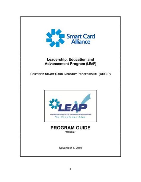 leap smart card alliance|Alliance Activities : LEAP .